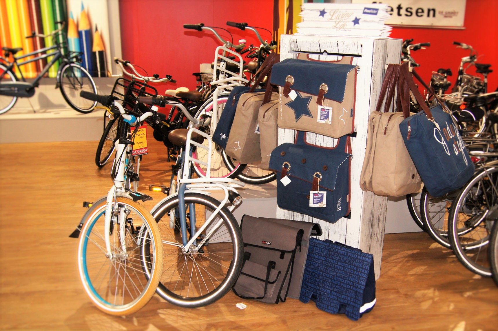 Fietstassen en accessoires